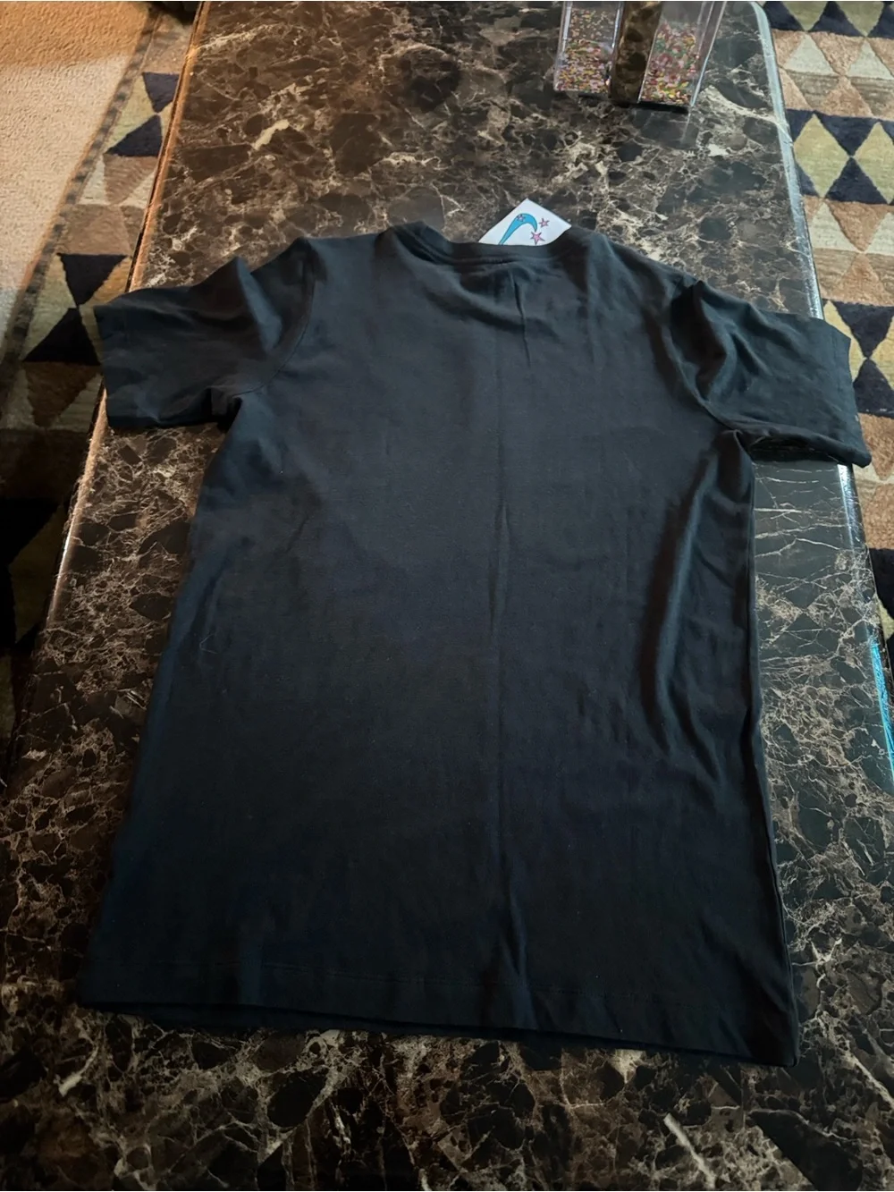 NWT Nike Boy’s Black Graphic Flamingo Short Sleeved Tee - Size XL